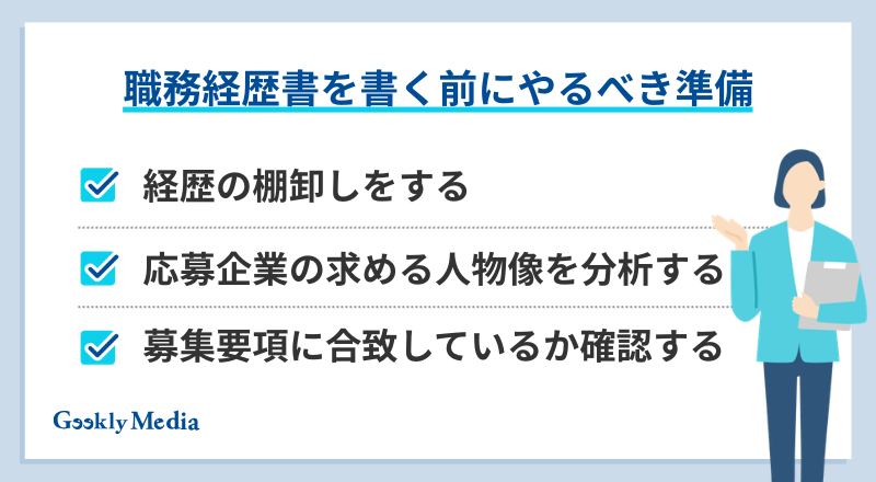 職務経歴書 コツ