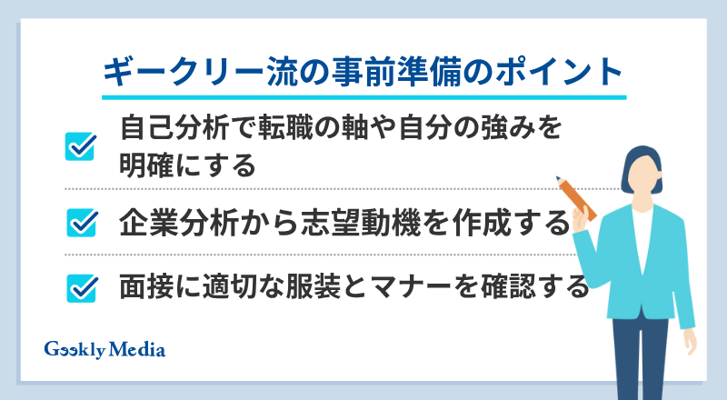 ギークリー 面接対策