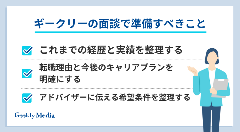 ギークリー 面接対策