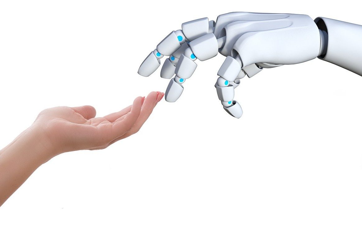ロボットと人の手