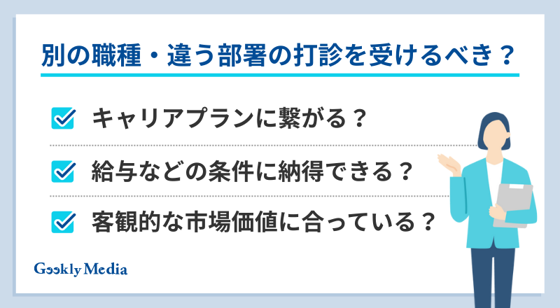 面接 別の職種を勧められた