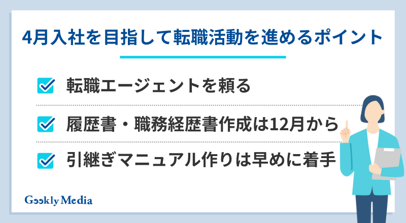 4月入社 転職 いつから
