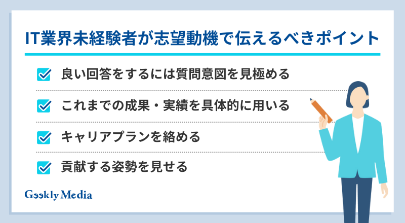 it業界 志望動機 未経験 例文