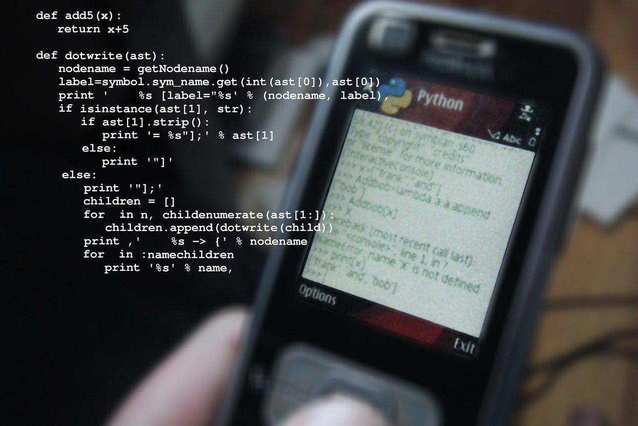 携帯電話,パイソン,プログラミング言語