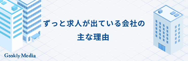 ずっと求人が出ている求人