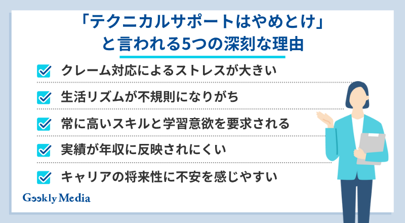テクニカルサポート やめとけ