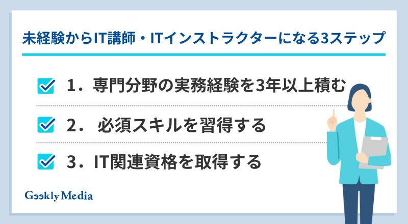 IT講師 なるには