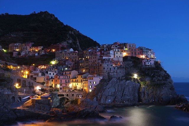 cinque terre, town, italy