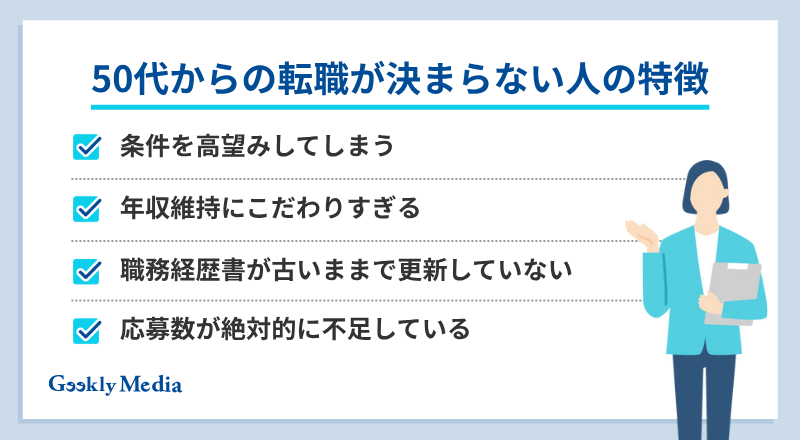 50代からの転職 すぐ決まる人