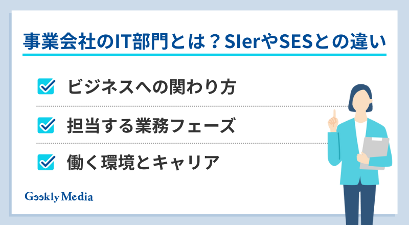 事業会社 IT部門