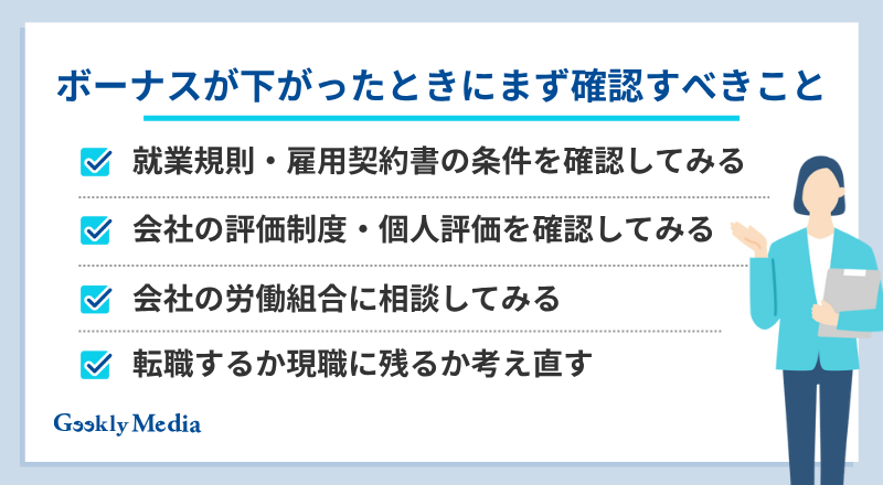 ボーナス 減った