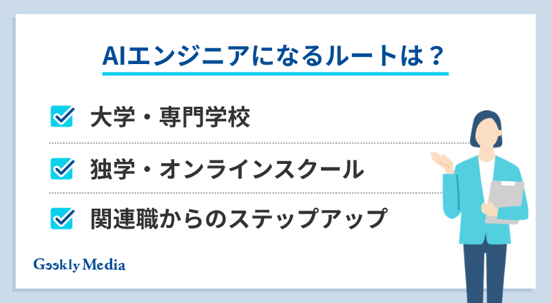 ai エンジニア に なるには