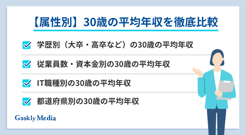 30 歳 平均 年収
