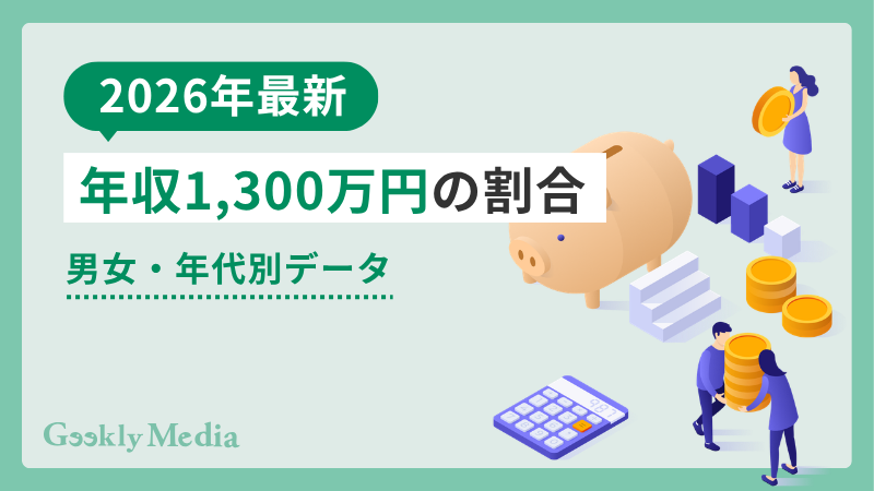 年収 1300 万 割合