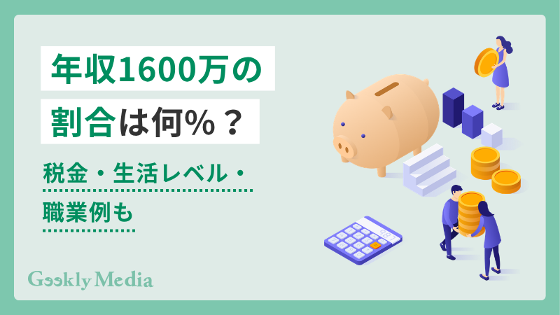 年収 1600 万 割合