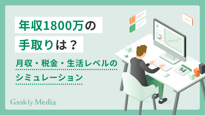 年収 1800 万 手取り