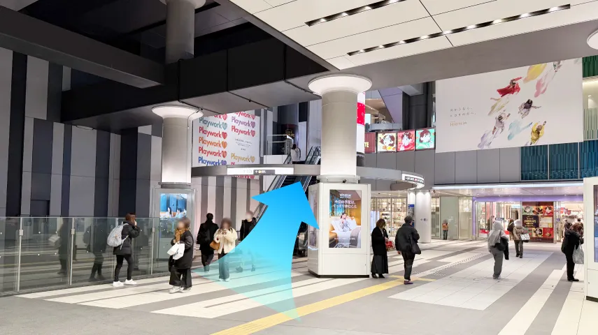 東急電鉄・東京メトロ(銀座線除く)からのアクセス 2枚目