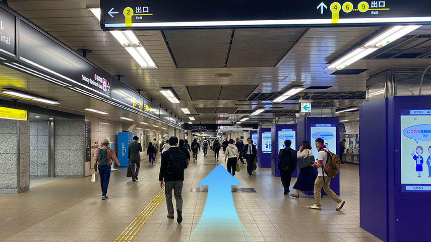 阪急 梅田駅からのアクセス 7枚目