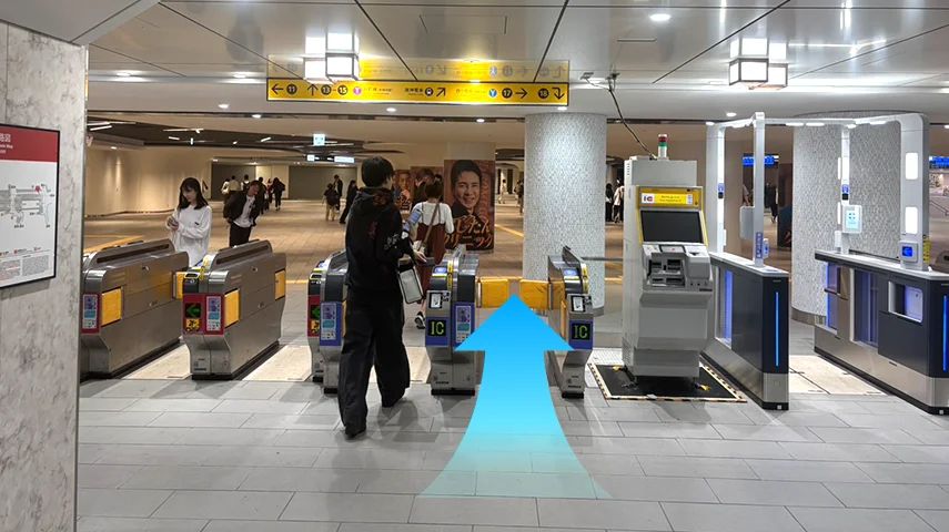 地下鉄御堂筋線 梅田駅からのアクセス 1枚目