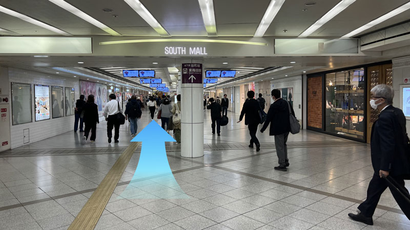 地下鉄御堂筋線 梅田駅からのアクセス 2枚目