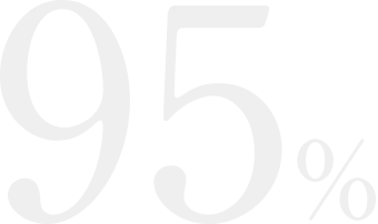 希望のIT職種への転職成功割合 95%